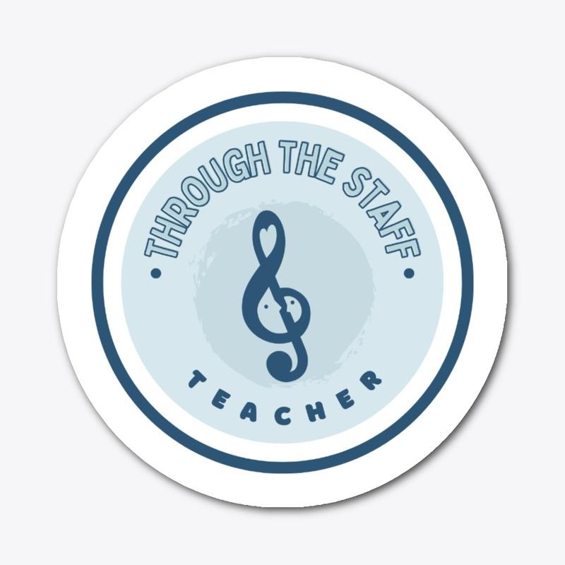 Teacher Circle Sticker